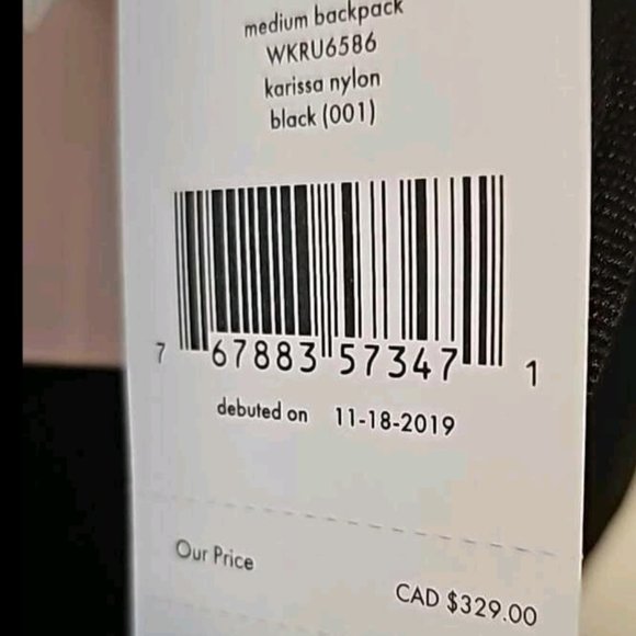 Kate Spade Authentic Mini Backpack BNWT - Picture 4 of 5